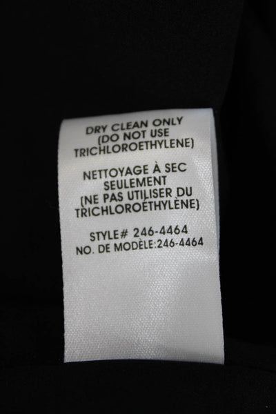 Nanette Lepore Womens Short Sleeve Sequin Mini Shift Dress Black Size 0