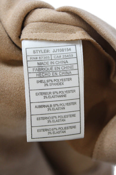 Jack by BB DAKOTA Women's Square Neck Spaghetti Straps Mini Dress Beige Size M