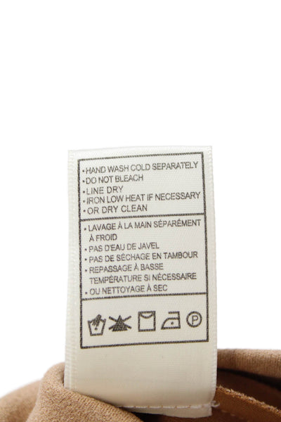 Jack by BB DAKOTA Women's Square Neck Spaghetti Straps Mini Dress Beige Size M