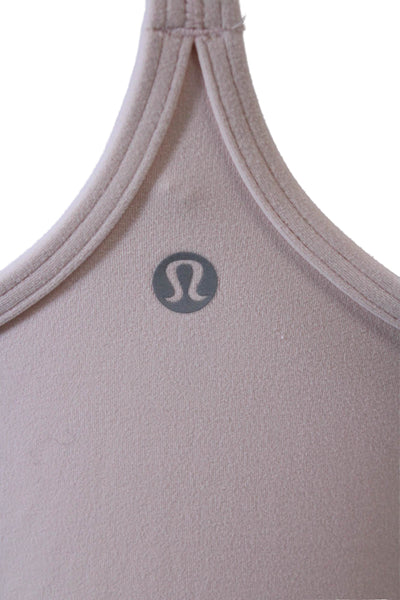 Lululemon Womens Racerback Built In Support Athletic Tank Top Pink Size S
