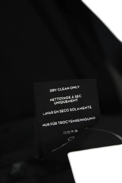 J Brand Womens Zip Up Mid Rise Bermuda Shorts Jet Black Size 27