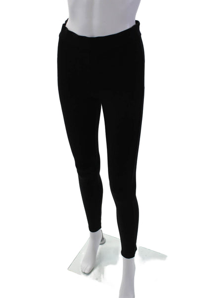 Theory Womens Pull On Shawn C Fixture Ponte Leggings Black Size Small