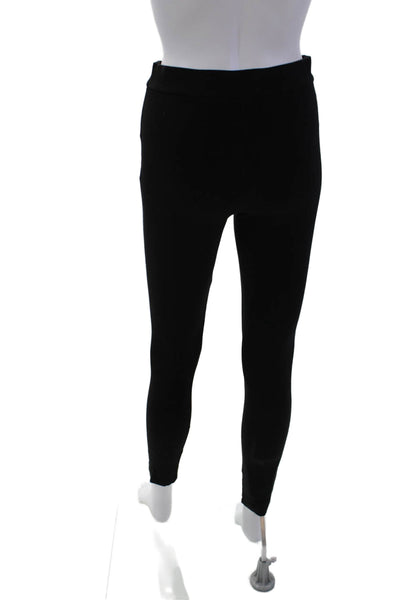Theory Womens Pull On Shawn C Fixture Ponte Leggings Black Size Small