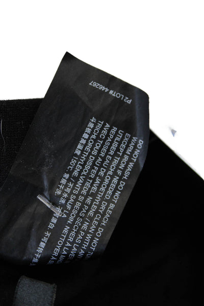 Theory Womens Pull On Shawn C Fixture Ponte Leggings Black Size Small