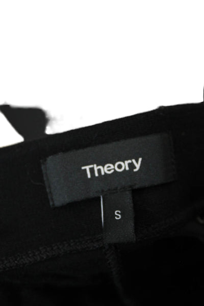 Theory Womens Pull On Shawn C Fixture Ponte Leggings Black Size Small