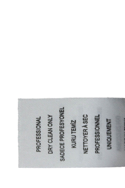 Opening Ceremony Women's Short Sleeves Ribbed Asymmetrical Blouse Teal Size M