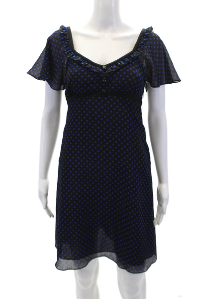 Alice Temperley For Target Womens Polka Dot Short Sleeve Dress Black Size 3