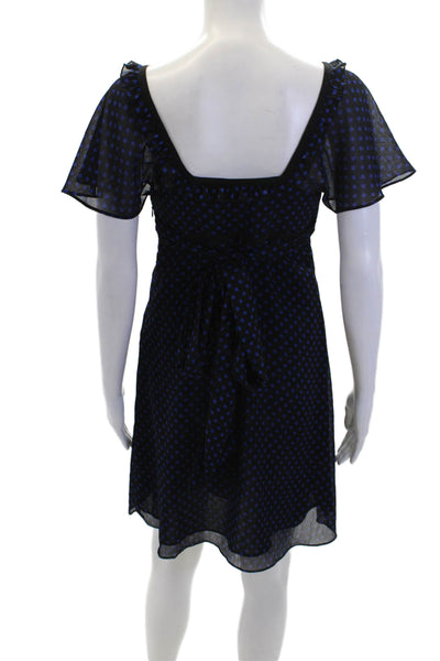Alice Temperley For Target Womens Polka Dot Short Sleeve Dress Black Size 3