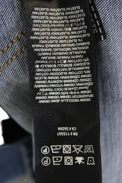 7 For All Mankind Mens Medium Wash Straight Leg Denim Jeans Blue Size 28
