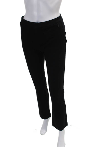 Kobi Halperin Womens Stretch Hook and Eye Flare Leg Dress Pants Black Size 26