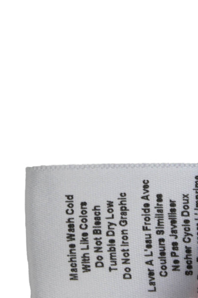 Spiritual Gangster Womens Cotton Crew Neck Pullover Sweatshirt Top Blue Size XS