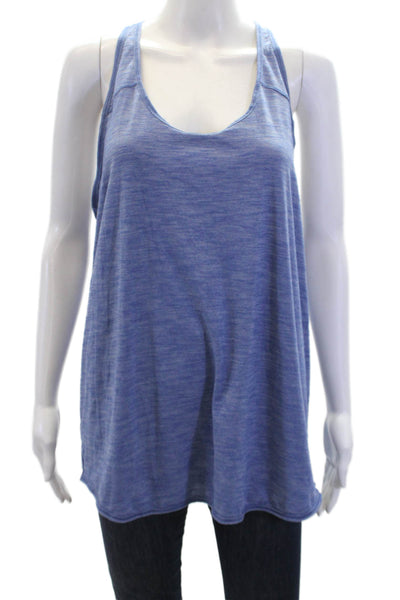 Lululemon Womens Round Neck Pullover Activewear Tank Top Blue Size 12