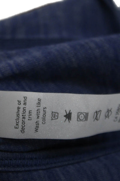 Lululemon Womens Round Neck Pullover Activewear Tank Top Blue Size 12