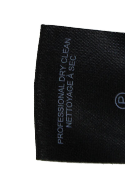 Generation Love Womens Silk Blend Crew Neck Pullover Sweatshirt Top Black SIze S