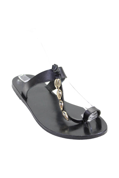 Bruno Magli Womens Leather Strappy Platform Stiletto Heels Solid Black Size 10