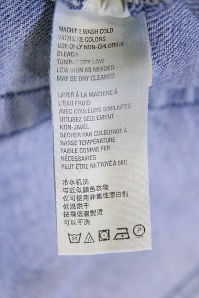 We The Free Women's Five Pocket Distress Medium Wash Cut-Off Shorts Size 25