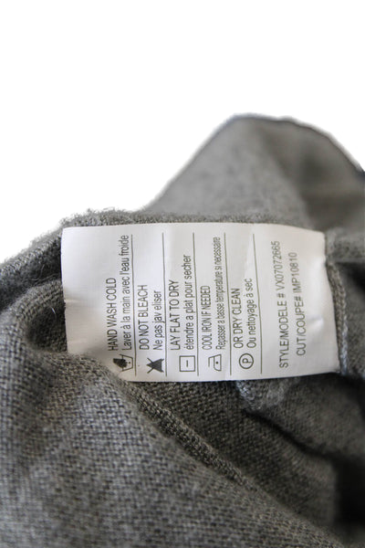 Vince Women's Long Sleeves Button Down Cardigan Sweater Gray Size M