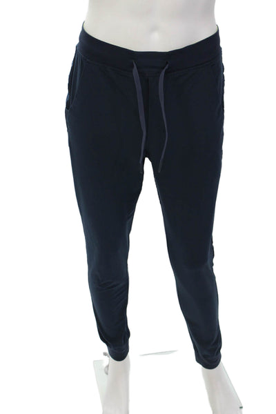 Birddogs Mens Basic Elastic Waist Drawstring Casual Jogger Pants Blue Size M