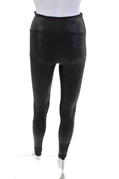 Spanx by Sara Blakely Womens Mid Rise Pull On Leggings Black Size Small