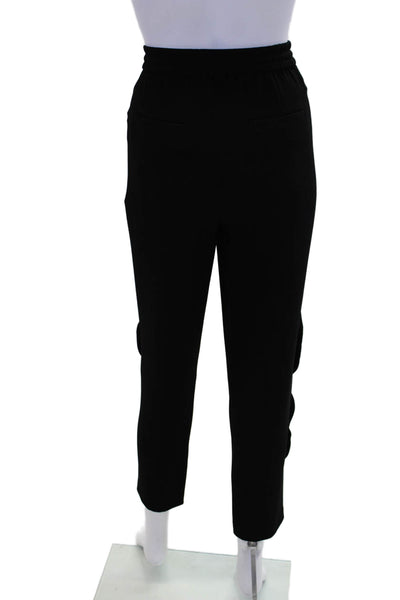 Sonia Sonia Rykiel Womens Elastic Waistband Drawstring Pants Black Size FR 36