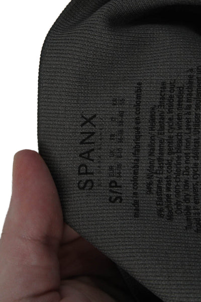 Spanx Womens Camouflage Print Pull On Mid-Rise Ankle Leggings Gray Size S