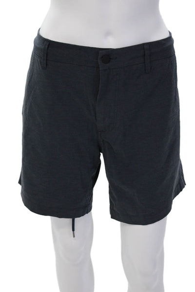 Joes Mens Heathered Printed Flat Front 7 Inch Inseam Casual Shorts Gray Size 34