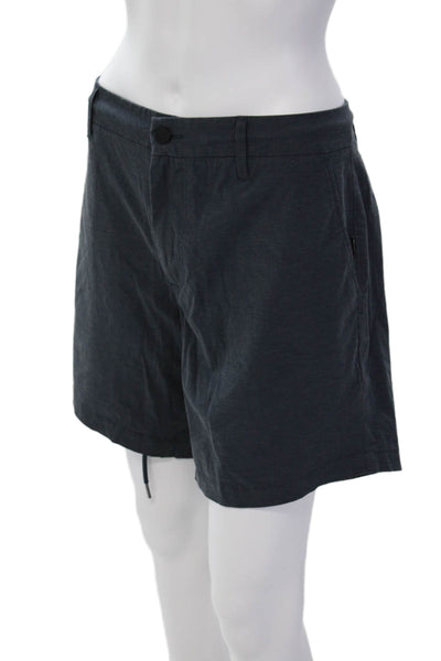 Joes Mens Heathered Printed Flat Front 7 Inch Inseam Casual Shorts Gray Size 34