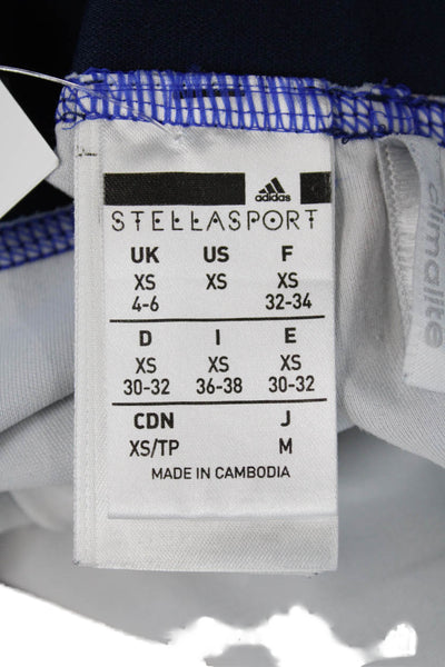 Adidas by Stella McCartney Women Graphic Print Cropped Leggings Blue Size XS