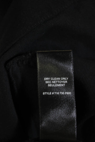 Rebecca Taylor Womens High Rise Bootcut Leg Trouser Pants Black Size 4