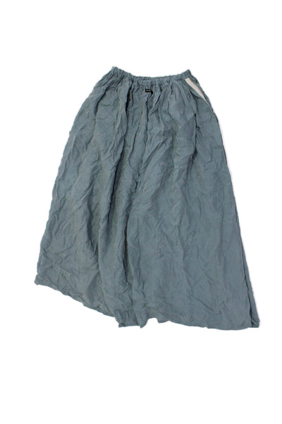 Little Creative Factory Girls Elastic Waist Striped Trim Maxi Skirt Blue Size 14