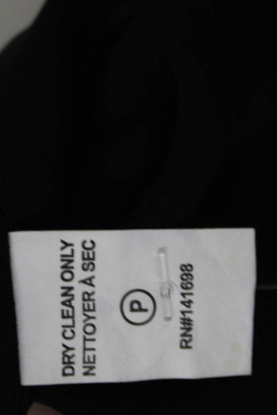 Ramy Brook Womens Velvet Floral Print Sleeveless Tank Top Black Size Small