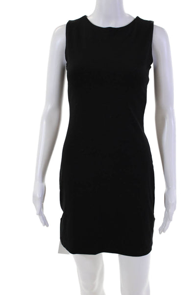 Susana Monaco Womens Sleeveless Knee Length Body Con Dress Black Size Small
