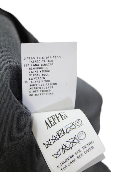 Cedric Charlier Women's Sleeveless Full Zip Faux Leather Blouse Black Size S