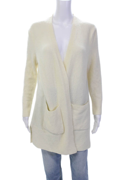 Madewell Womens Long Sleeves Cardigan Sweater Ivory White Size Small