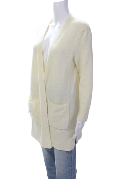 Madewell Womens Long Sleeves Cardigan Sweater Ivory White Size Small
