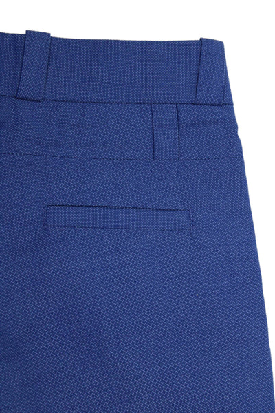 Numero One Boys Pleated Zippered Ankle Straight Dress Pants Blue Size 6