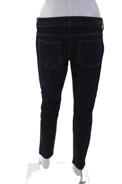 UJ Uniqlo Womens Zipper Fly Low Rise Skinny Ankle Jeans Blue Denim Size 27