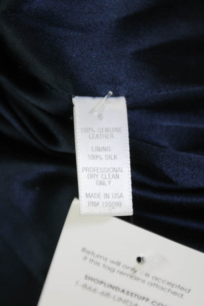 J. Mendel Womens Sweetheart Neckline Embellish Bubble Hem Mini Dress Blue Size 4