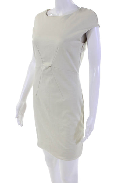 Day Birger Et Mikkelsen Woman Sleeveless Round Neck Mini Dress Beige Size S