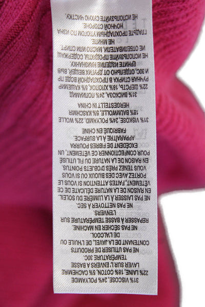 Ted Baker London Womens Knit High Neck Pullover Sweater Top Pink Size 1