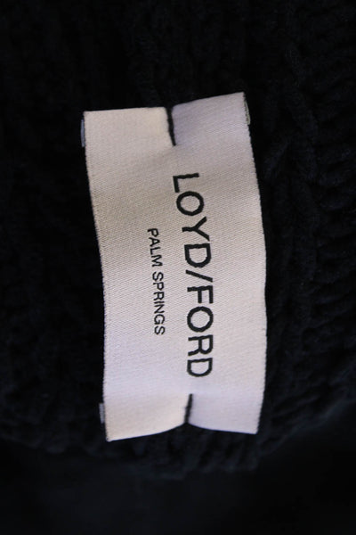 Loyd/ford Women's Long Sleeves Open Front Sequin Cardigan Sweater Black Size S