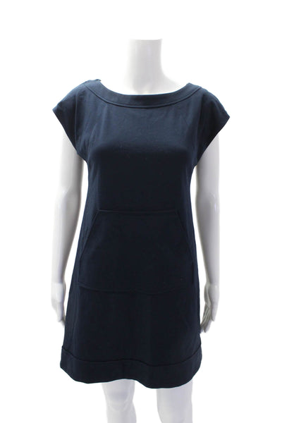 Cynthia Cynthia Steffe Womens Short Sleeves Dress Navy Blue Size Extra Small