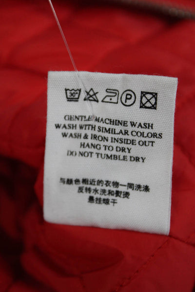 Designers Remix Charlotte Eskilden Womens Collin Bomber Jacket Red Size EUR 34