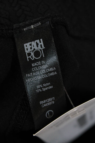 Beach Riot Women's High Waist Full Length Ankle Legging Black Size L