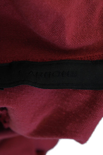 Carbon 38 Womens Scoop Neck Strappy Tank Top Sweater Set Red Cotton Size XS
