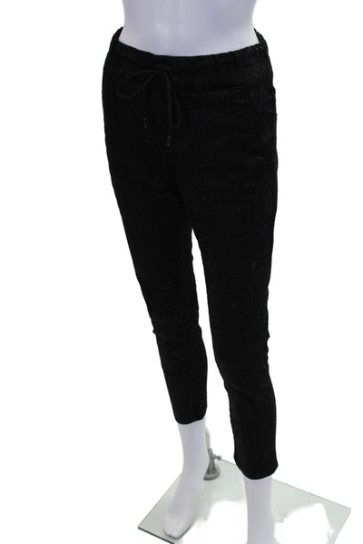 Flog Womens Spandex Textured Skinny Leg Animal Printed Pants Black Size EUR 25