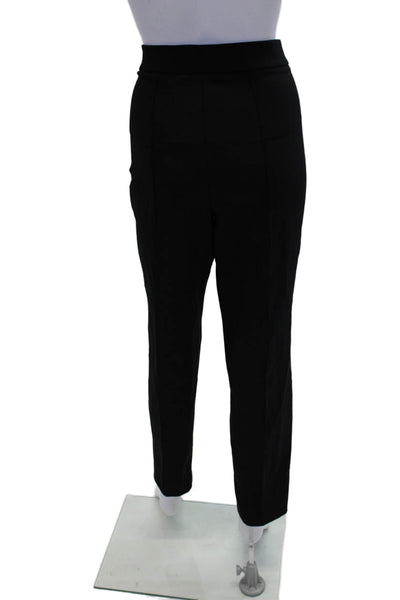 Lafayette 148 New York Womens Lined Pleated Tapered Leg Dress Pants Black Size 1