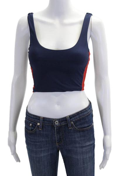 The Upside Women's Scoop Neck Sleeveless Color Block Sport Bra Size 4