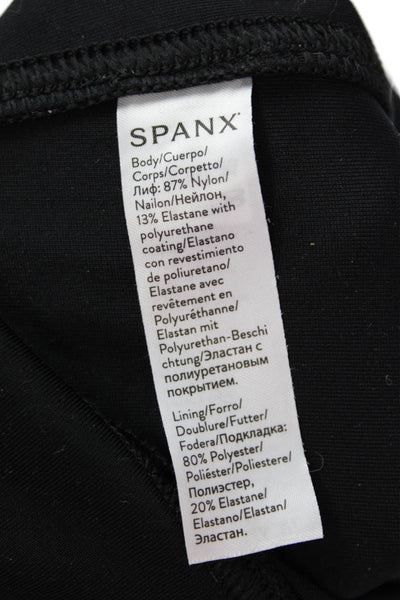 Spanx Womens Elastic Waistband High Rise Ankle Leggings Black Size Extra Small