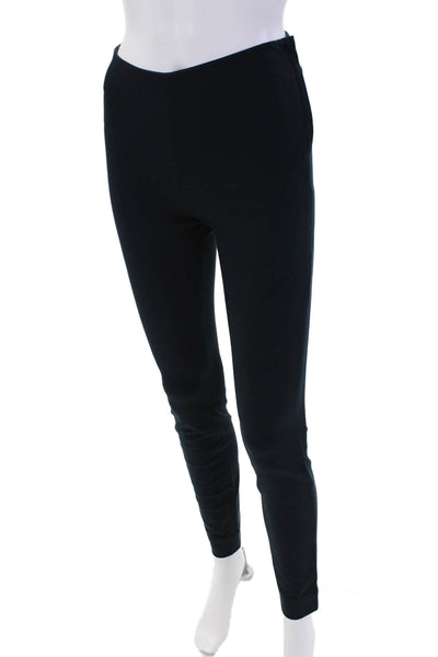 COS Womens High Rise Zipper Side Skinny Leg Trouser Pants Navy Blue Size 2